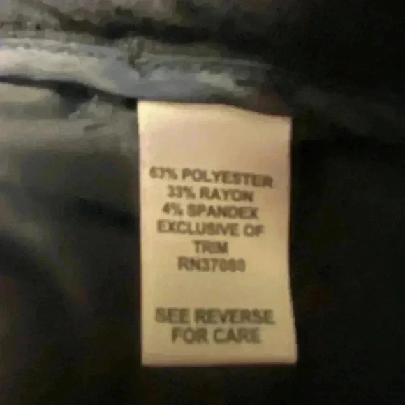 Cato Woman Blue pants zippered front they have some stretch to them Size 20 - Picture 6 of 7